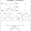 Norris boomstamtafel zwart - 200 cm